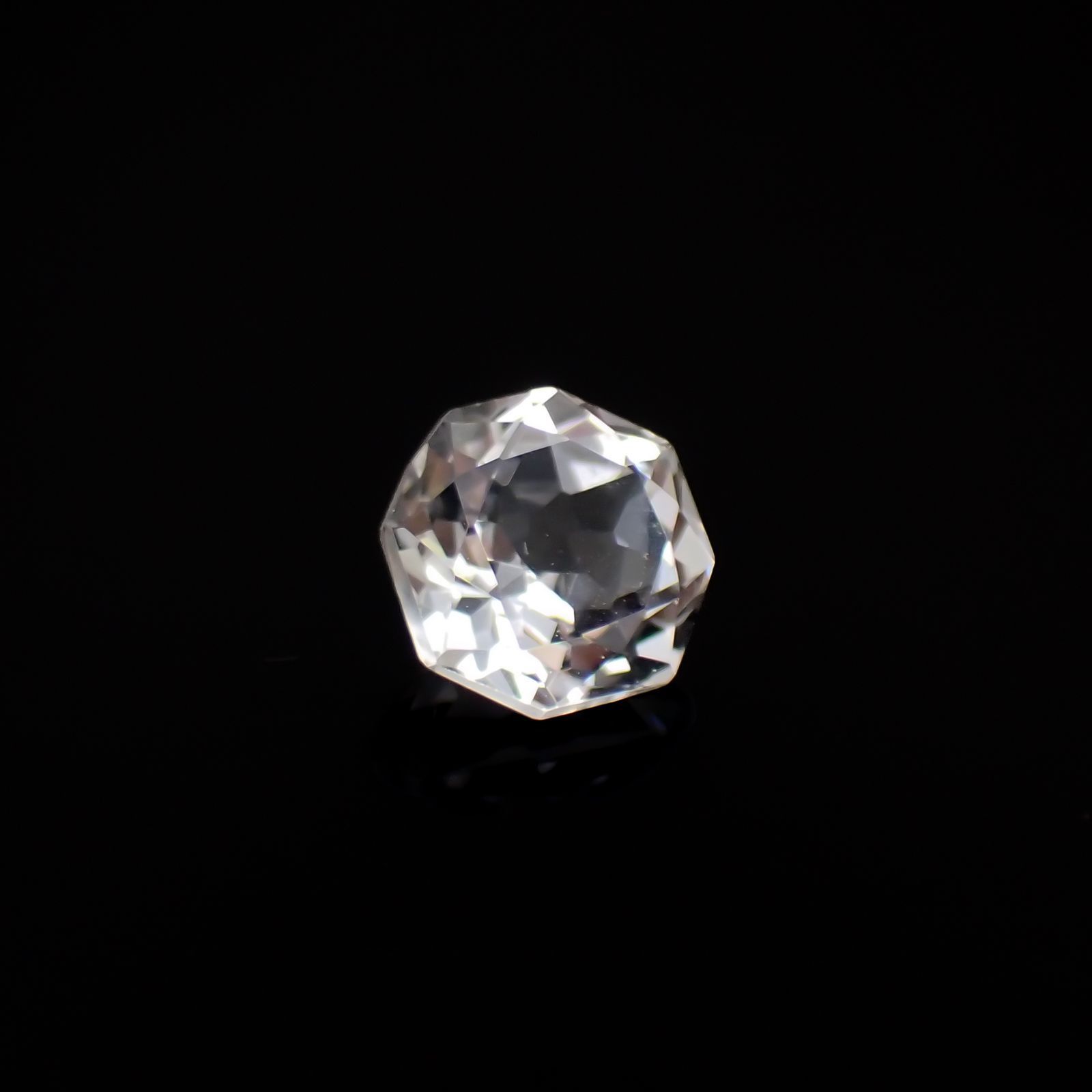 ◇オクタゴンカット◇ホワイトトパーズ ブラジル産 1.77ct[221119162]7x7mm前後