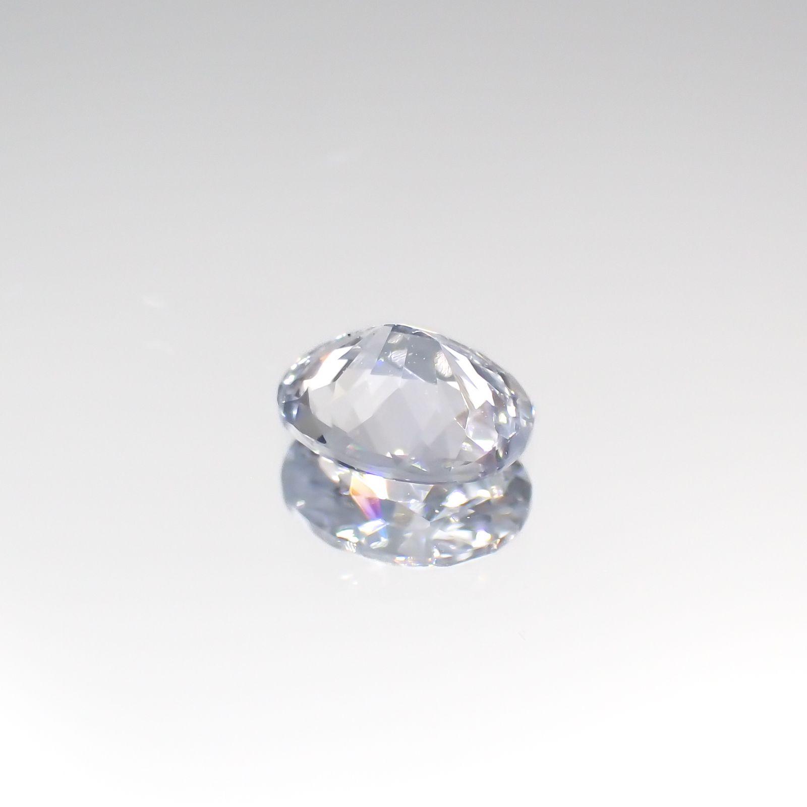 アイスブルーサファイア(宝石名サファイア)スリランカ/マダガスカル産 0.37ct 識別済[230421397]5x3.8mm前後