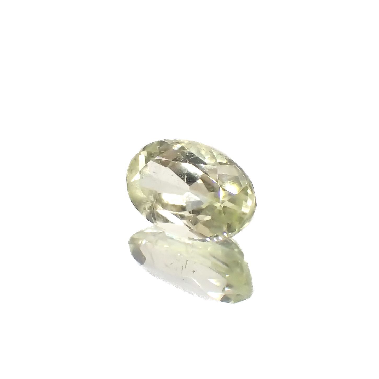 ブラジリアナイト(宝石名ブラジリアナイト)ブラジル産 1.29ct 識別済[230220689]8.5x5.5mm前後