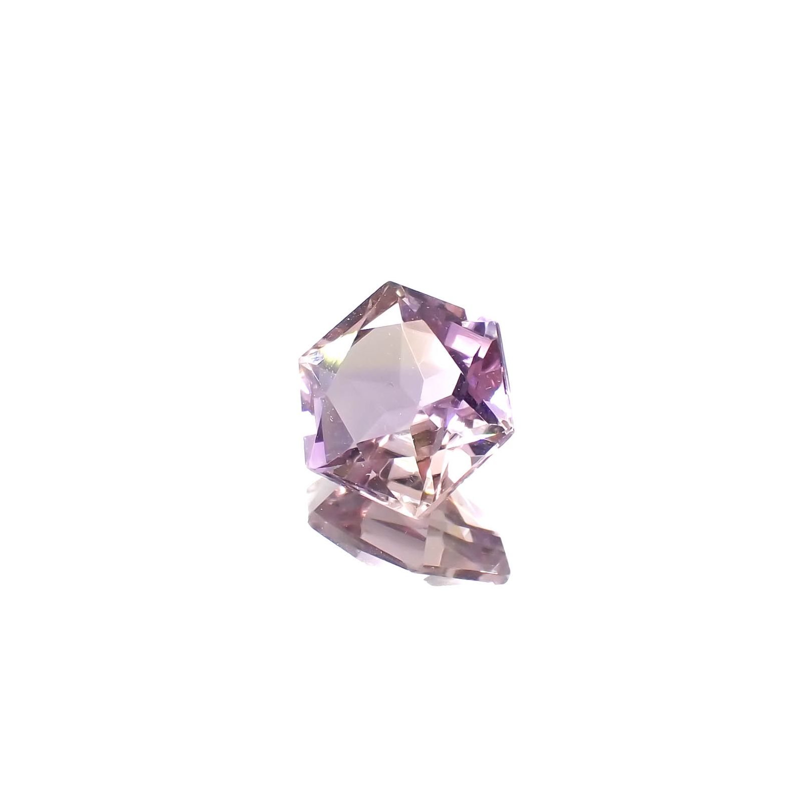 ◇ヘキサゴンカット◇アメトリン ブラジル産 2.95ct[230321194]9.2x9.1mm前後