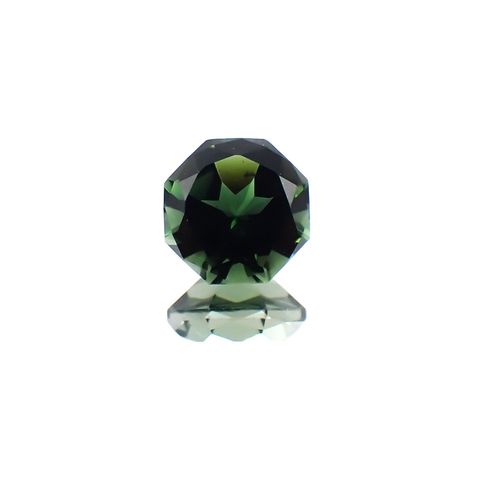 ◇オクタゴンカット◇グリーントルマリン SA(宝石名グリーン・トルマリン)ブラジル産 0.56ct 識別済[231124197]5x5mm前後
