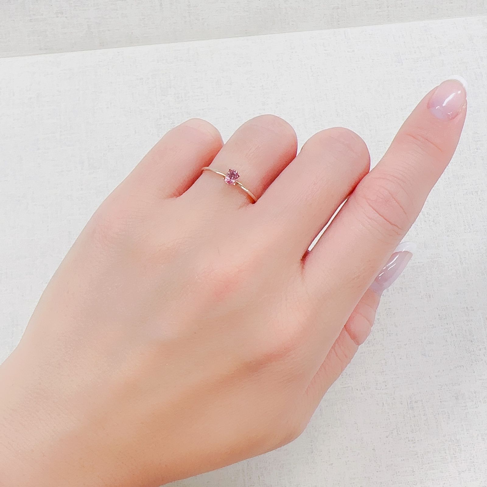 パパラチャサファイア 非加熱(宝石名サファイア/別名パパラチャ・サファイア)スリランカ産 0.22ct GIA鑑付[230521937]4x3.02mm前後