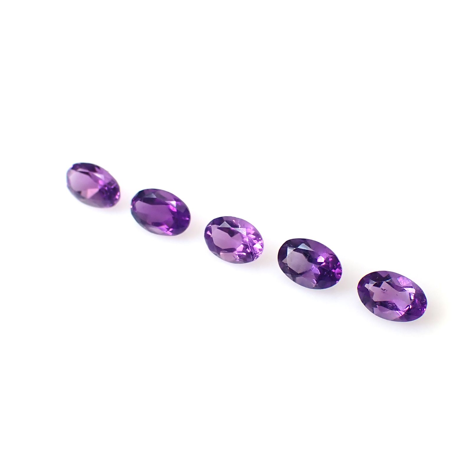 <ランダムセレクト1個販売>カラーシフトアメジスト ブラジル/ウルグアイ産 約0.35ct [250129804-PAC]6x4mm前後