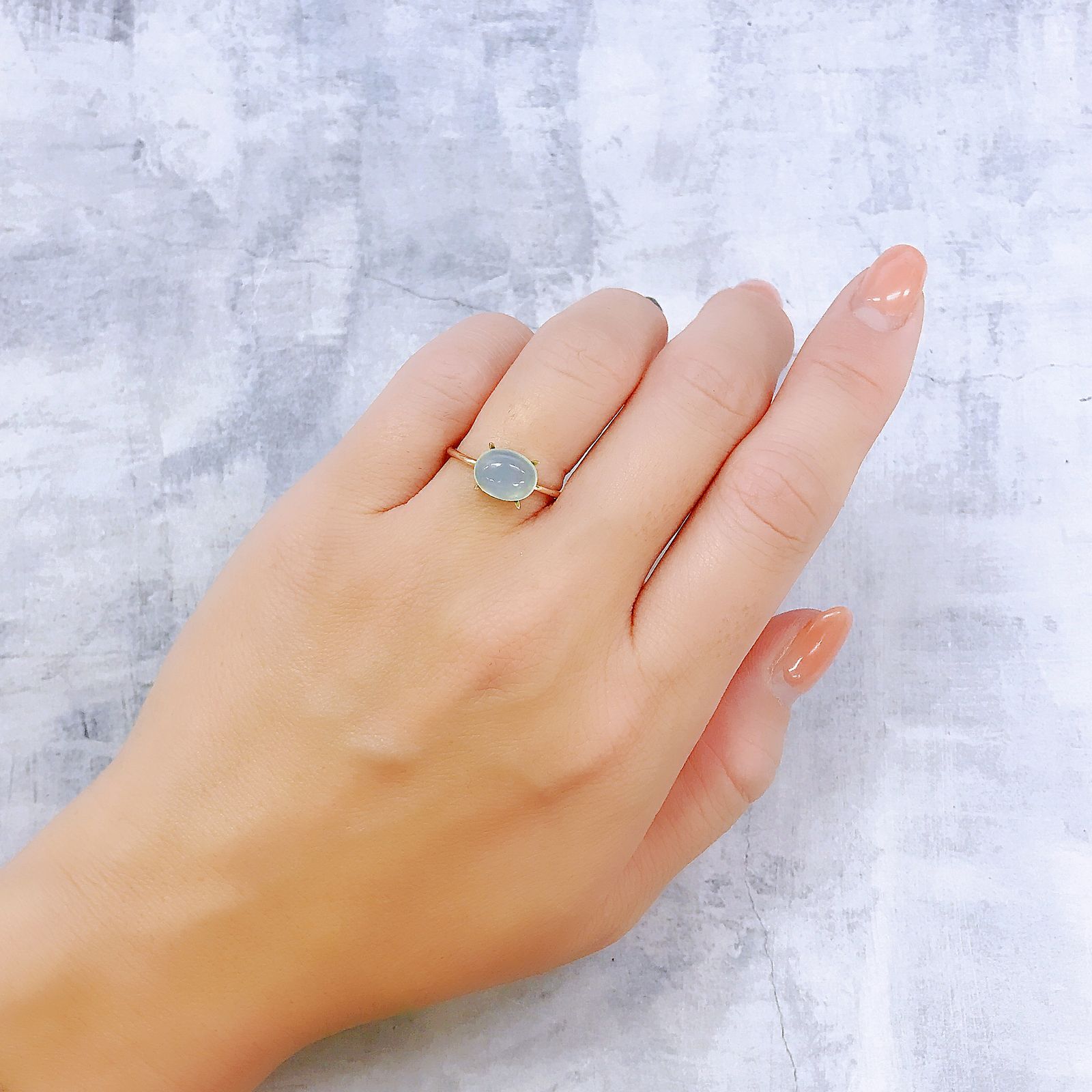 ブルーオパール ペルー産 1.57ct[220917840]9.1x7mm前後