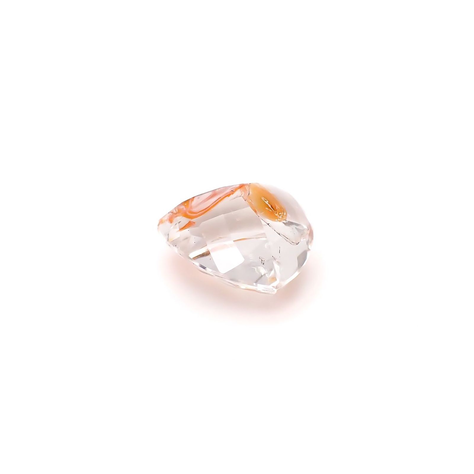 オーロラクォーツ ブラジル産 7.08ct / 12.9x13.6mm前後 [260331885]