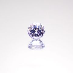ラベンダーゾイサイト(宝石名ゾイサイト)タンザニア産 0.61ct 識別済[230622413]4.9x4.9mm前後