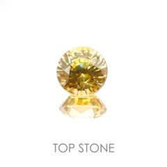 イエロージルコン(宝石名ジルコン) スリランカ/カンボジア産 1.80ct 識別済[21018069]6.6×6.6mm前後