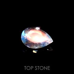 レインボームーンストーン(宝石名ラブラドライト)マダガスカル産 0.59ct 識別済[211113752]7.3x4.9mm前後