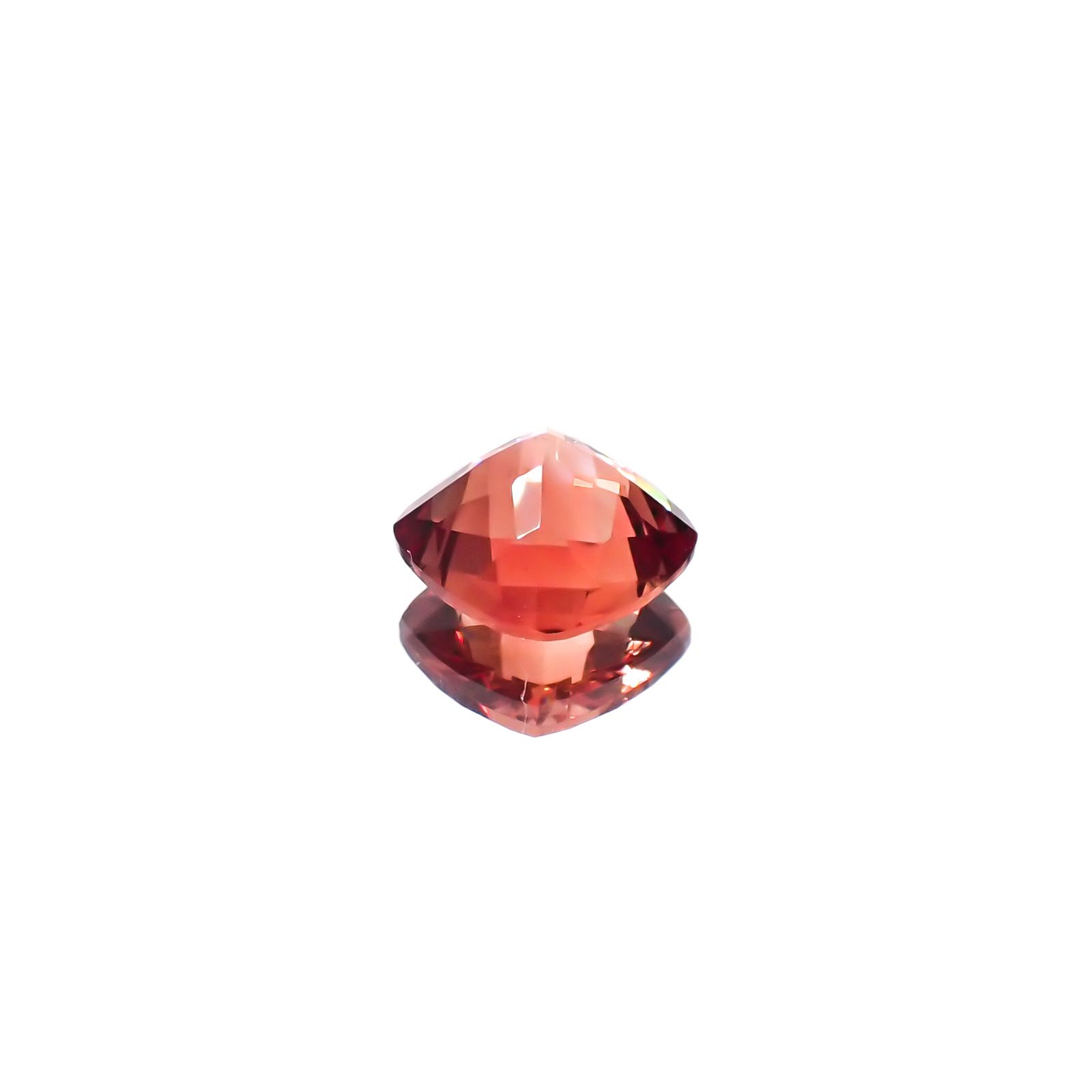 ◇チェッカーカット◇アンデシン(宝石名アンデシン/ラブラドライト)チベット産 1.19ct 識別済[240225972]7x7mm前後