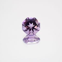 <ランダムセレクト1個販売> ◇オクタゴンカット◇アメジストSA(宝石名アメシスト) ブラジル産 0.47ct前後 識別済[21029586]5.1×5.1mm前後