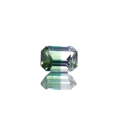 バイカラートルマリン アフガニスタン産 0.49ct [250329965]5.4x3.7mm前後