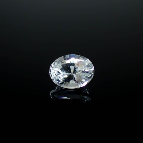 カラーレスサファイア スリランカ産 0.47ct [250830971]5x3.9mm前後