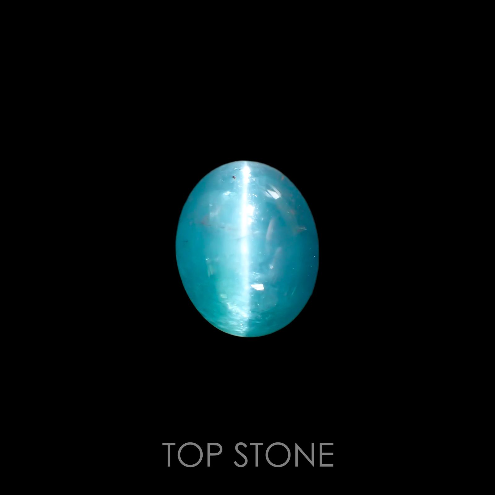 アパタイトキャッツアイ(宝石名アパタイト) マダガスカル産 4.62ct 識別済[20063170]8.1×10.1mm前後