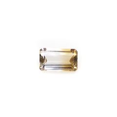 バイカラーシトリン ブラジル・ミナスジェライス州産 5.68ct[240326458]13.9x8.2mm前後