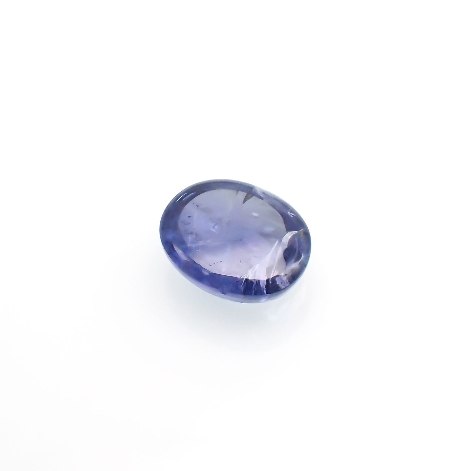 バイカラータンザナイト(宝石名バイカラー・ゾイサイト) タンザニア産 4.84ct 識別済[210812245]11.2×9mm前後