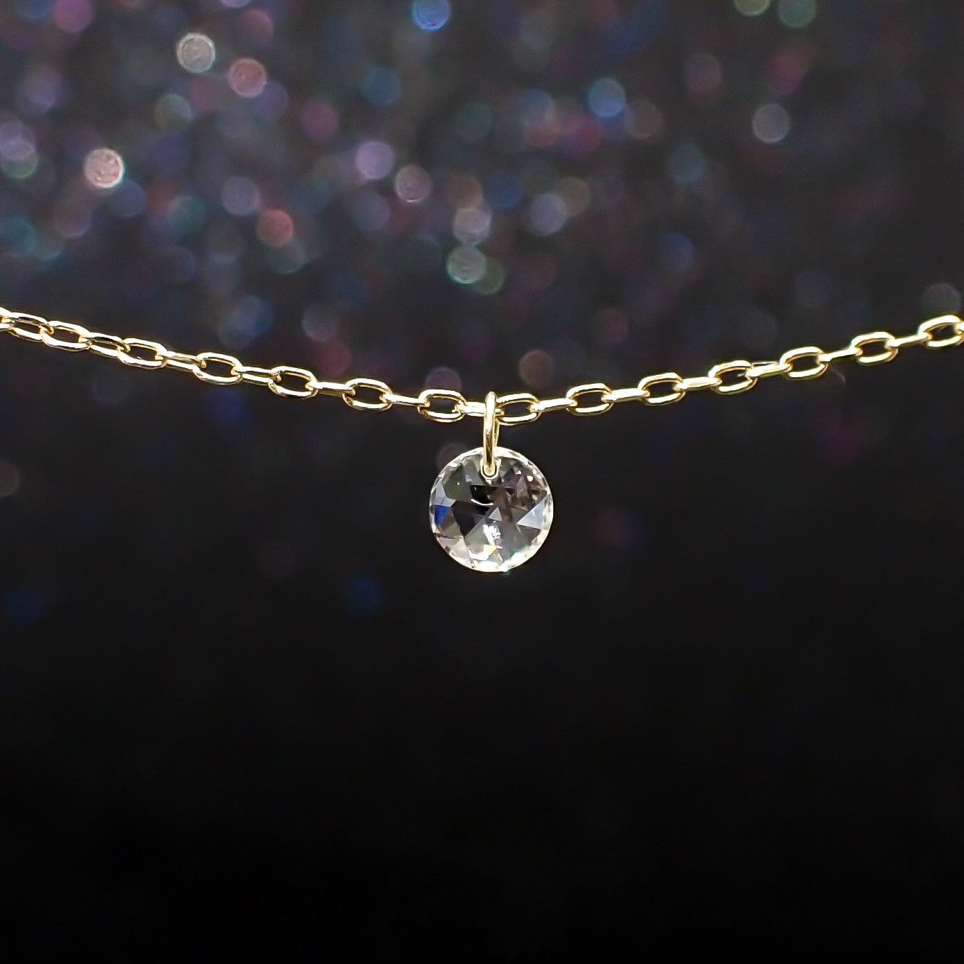 ◇La terre(ラ・テール)◇K18ダイヤモンドチャーム TTLC/SI (宝石名ダイアモンド) 0.122ct 識別済[220115350]3.1x3.1mm前後