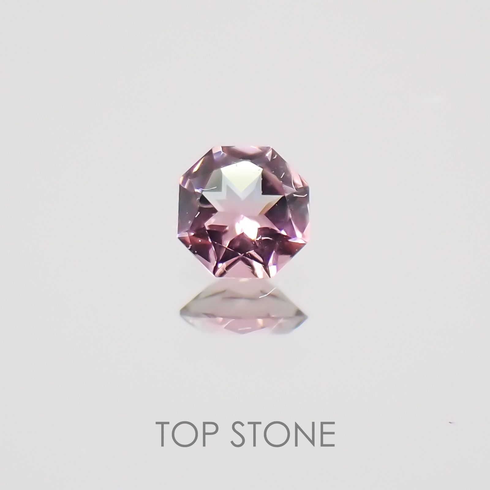 ◇オクタゴンカット◇バイカラートルマリンSA ブラジル・アフリカ産 ルース 0.08ct[21019160]2.9×2.9mm前後