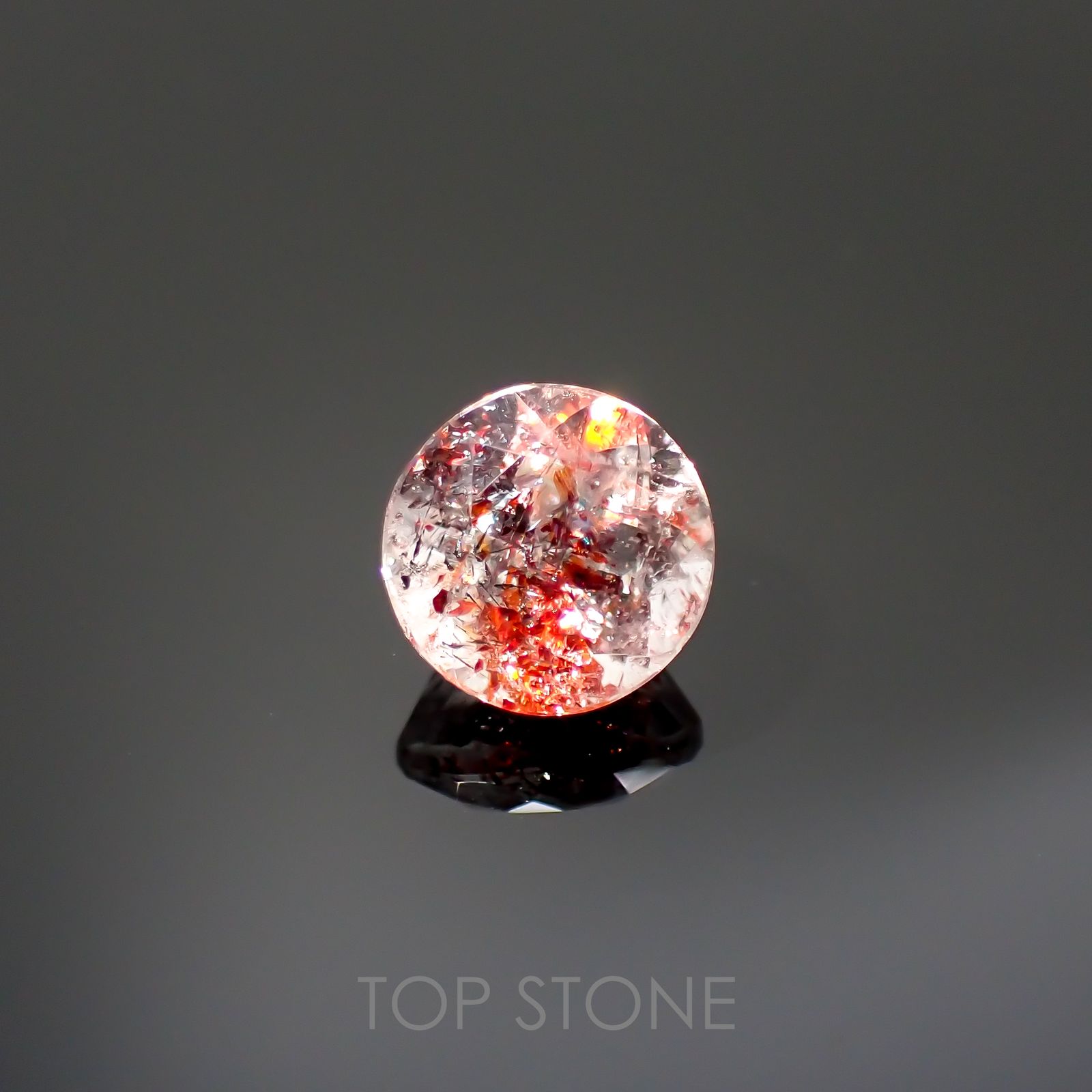 ファイヤークォーツ ナイジェリア産 1.21ct[220114739]6.6x6.6mm前後