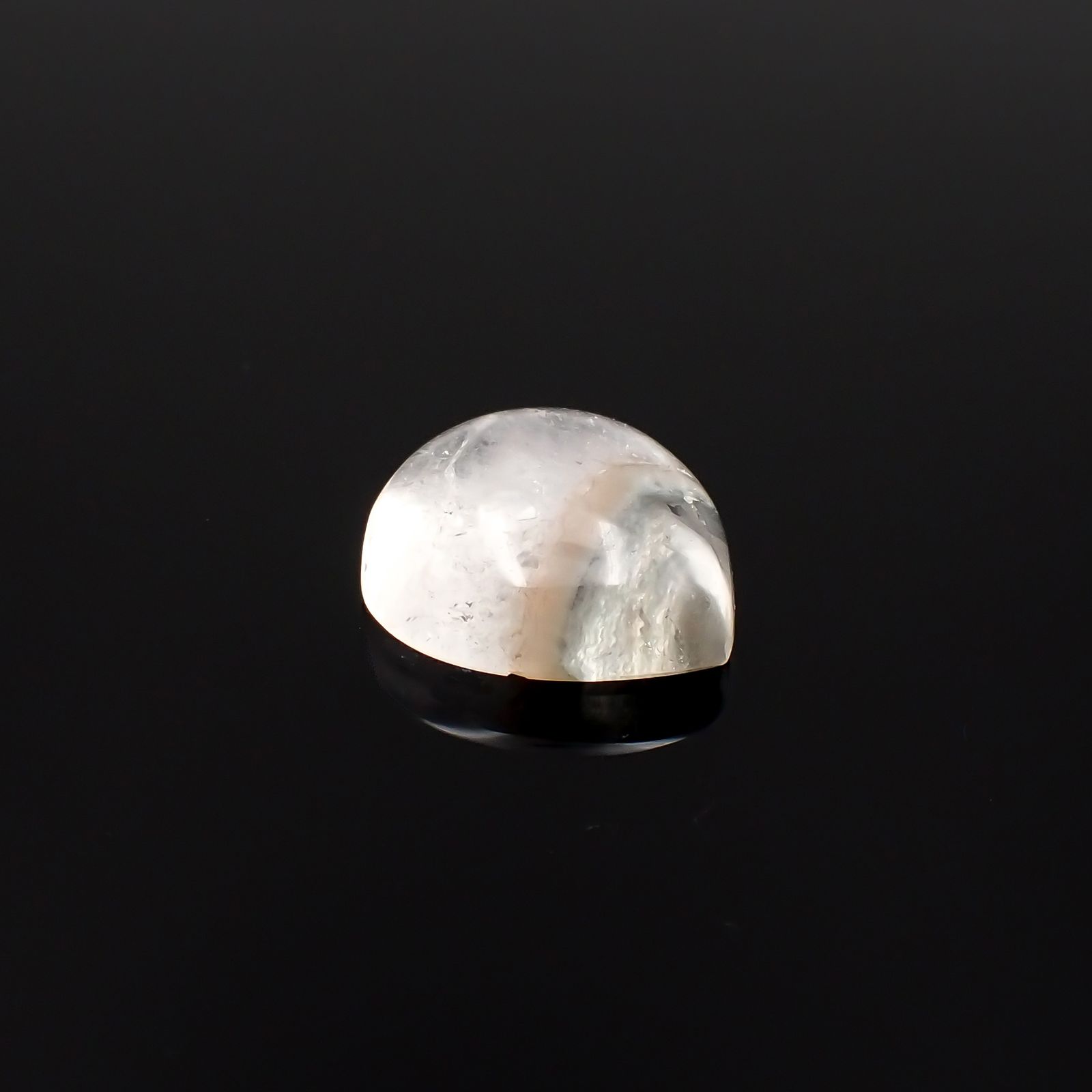 パライバクォーツ(宝石名ギラライト イン クォーツ)ブラジル・パライバ州産 6.52ct 識別済[230722558]13.7x12.7mm前後