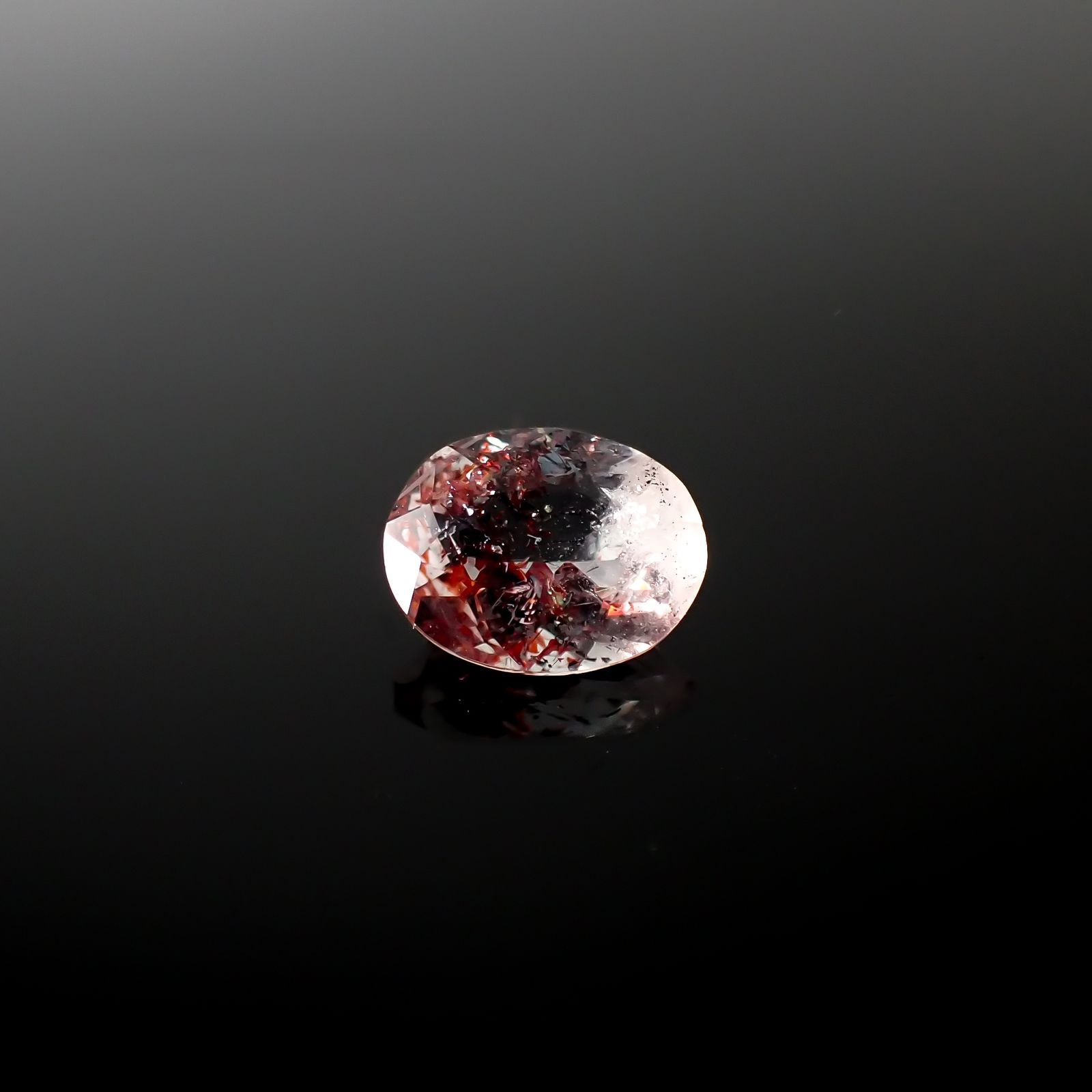 ファイヤークォーツ ナイジェリア産 1.56ct[240326719]8.8x6.9mm前後