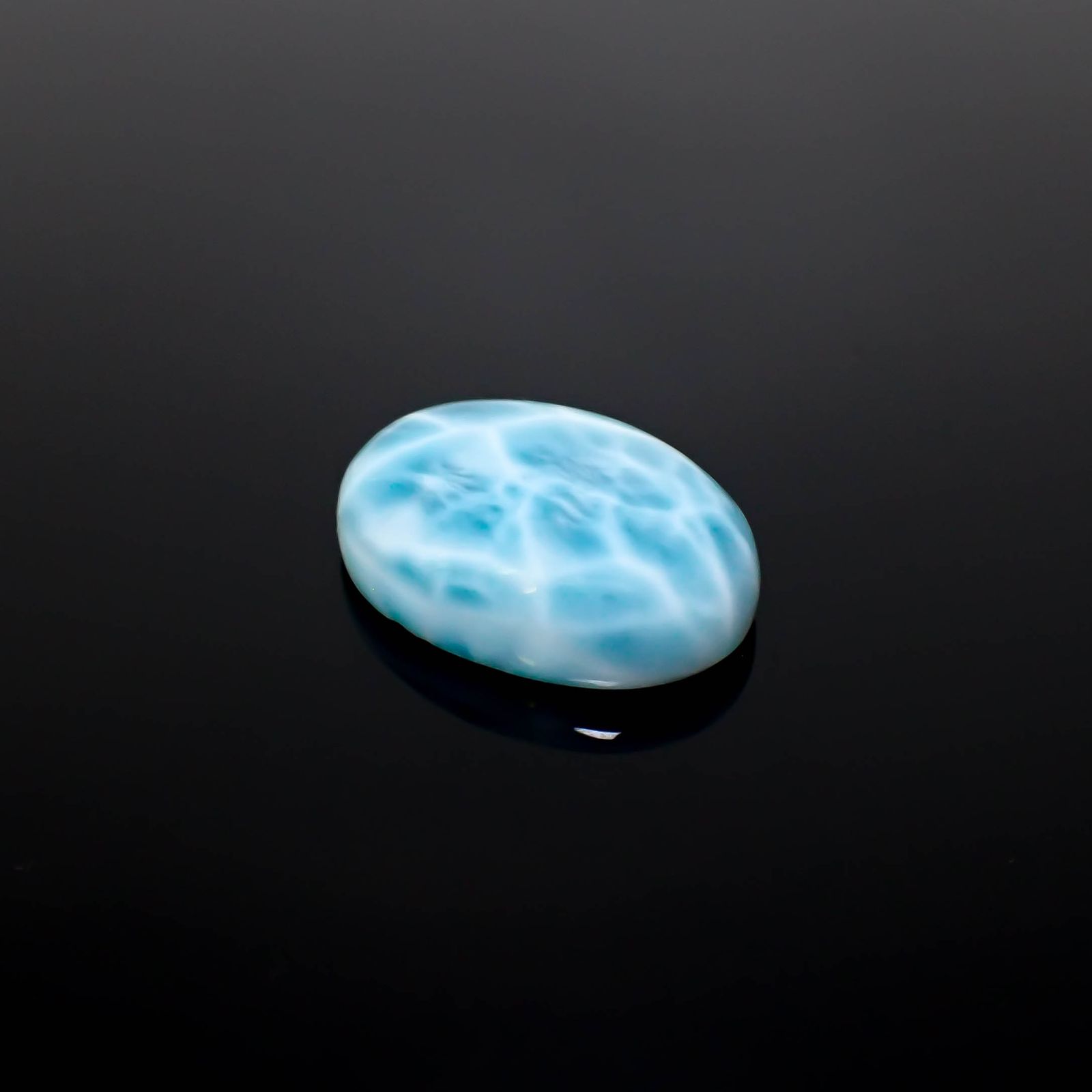 ラリマー ドミニカ共和国産 43.44ct [250630544]28.3x20.3mm前後