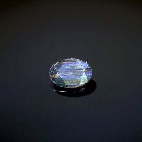 レインボースキャポライト ブラジル産 0.51ct[240326871]7x5.1mm前後