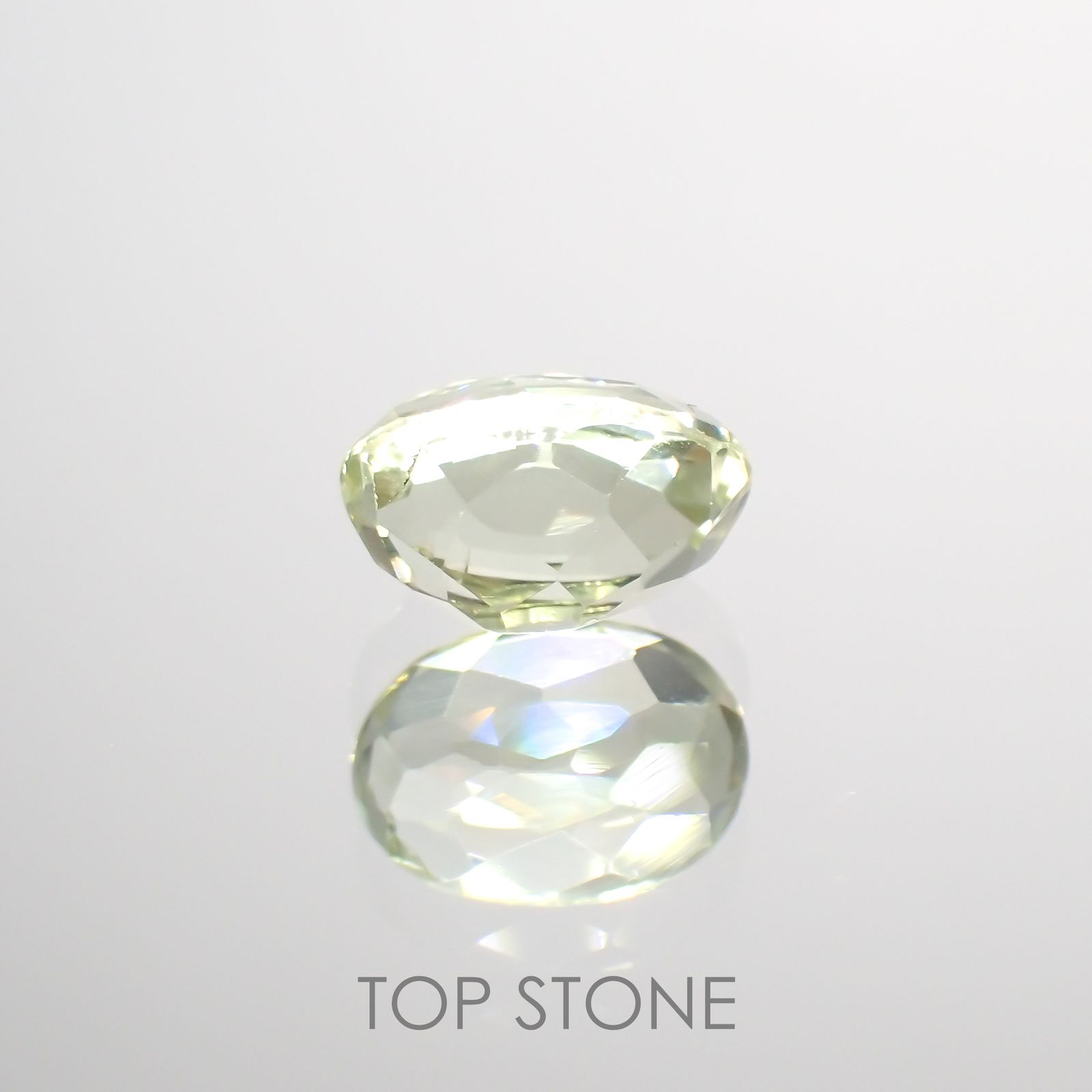 シリマナイト(宝石名シリマナイト) インド産 1.15ct 識別済[20128765]6.9×4.9mm前後