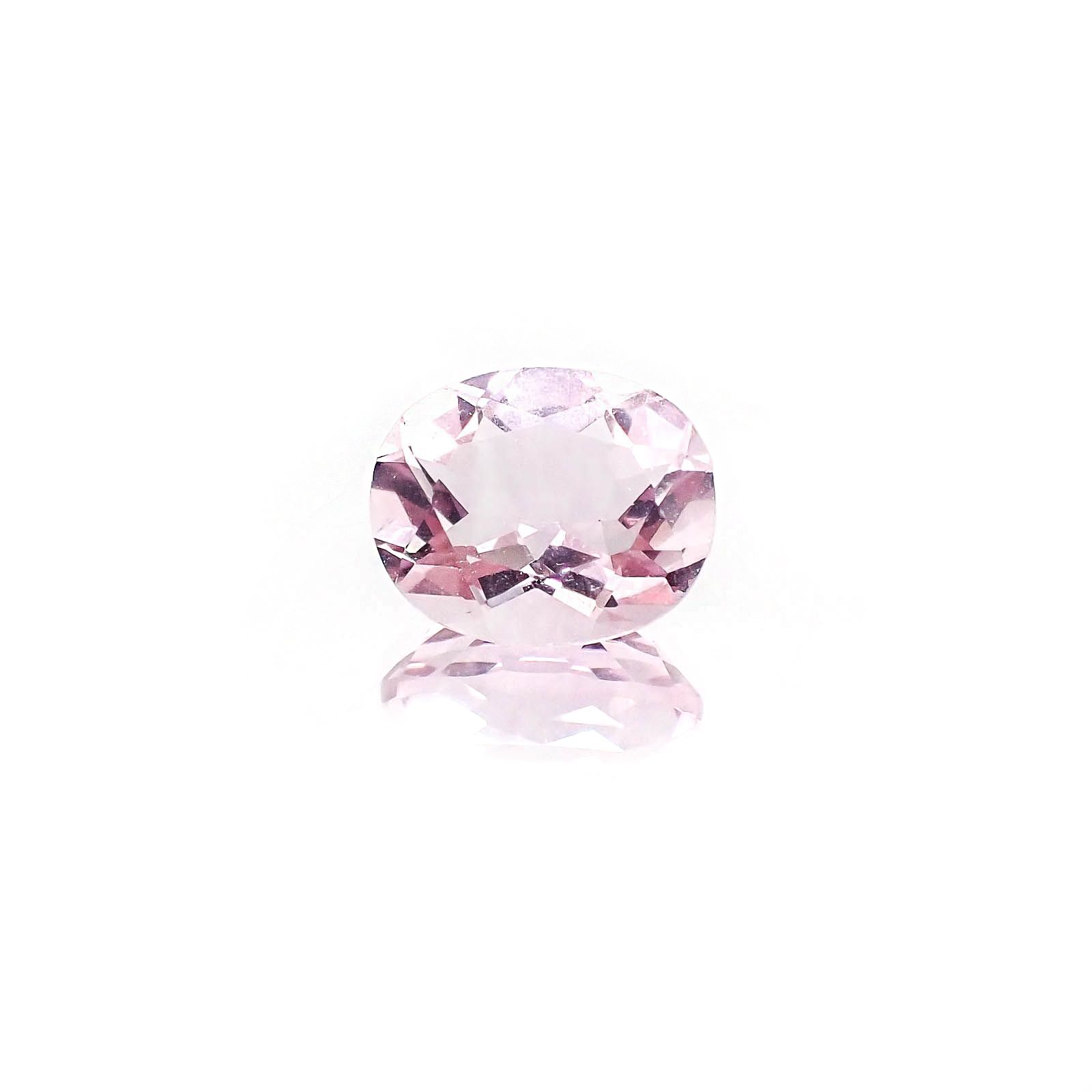 ピンクフローライト(宝石名ピンク・フルオライト)ブラジル産 識別済 4.43ct / 11.2x9mm前後 [230522249]