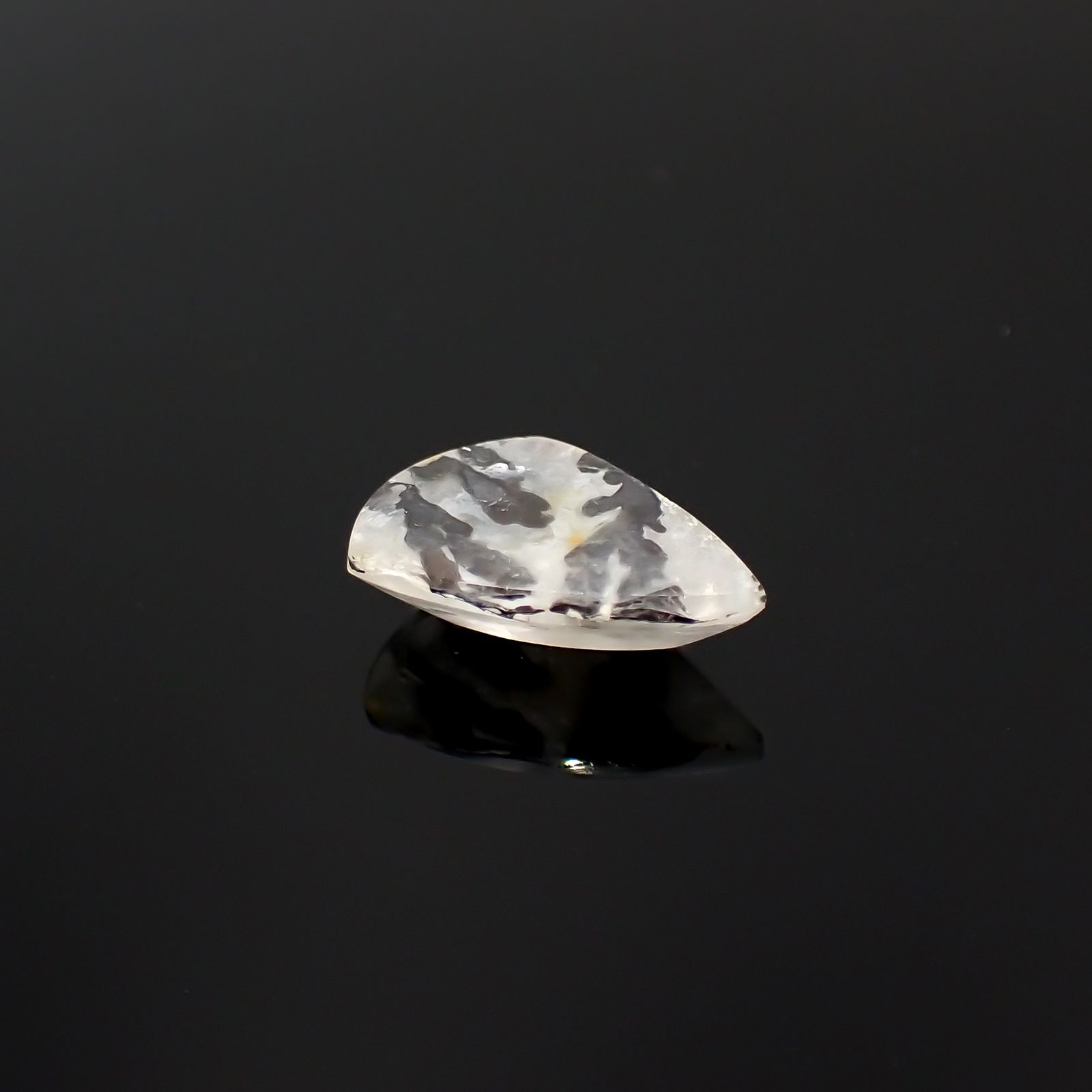 デンドリチッククォーツ ブラジル産 3.45ct[231023710]14.3x9.5mm前後