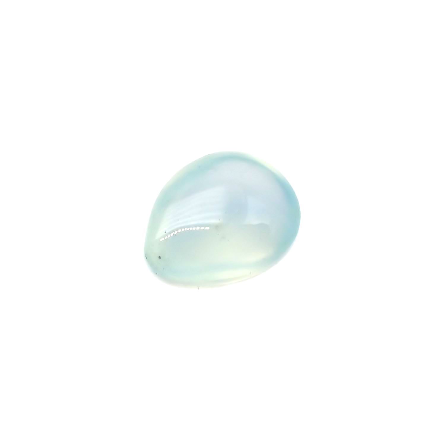 ブルーオパール(宝石名コモン オパール)ペルー産 1.17ct 識別済[230823074]8.4x6.5mm前後