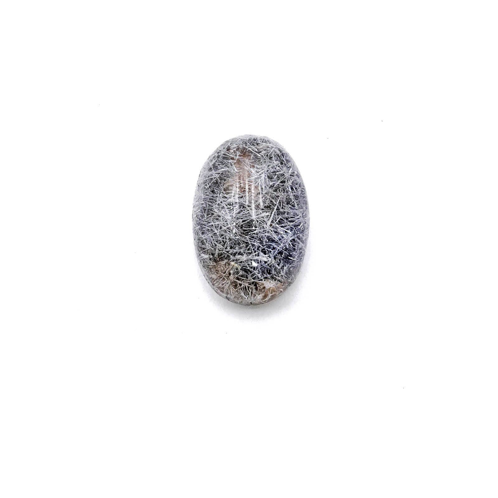 デュモルチェライトインクォーツ ブラジル産 12.18ct[230522160]17.4x11.9mm前後