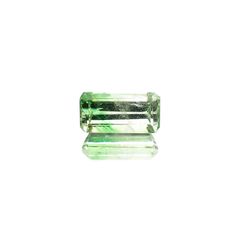 バイカラーツァボライト(宝石名グリーン グロッシュラー・ガーネット) タンザニア産 1.23ct 識別済[210711909]7.9×4mm前後