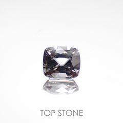 プラチナスピネル ビルマ産 ルース 0.94ct[210611368]5.9×5.2mm前後