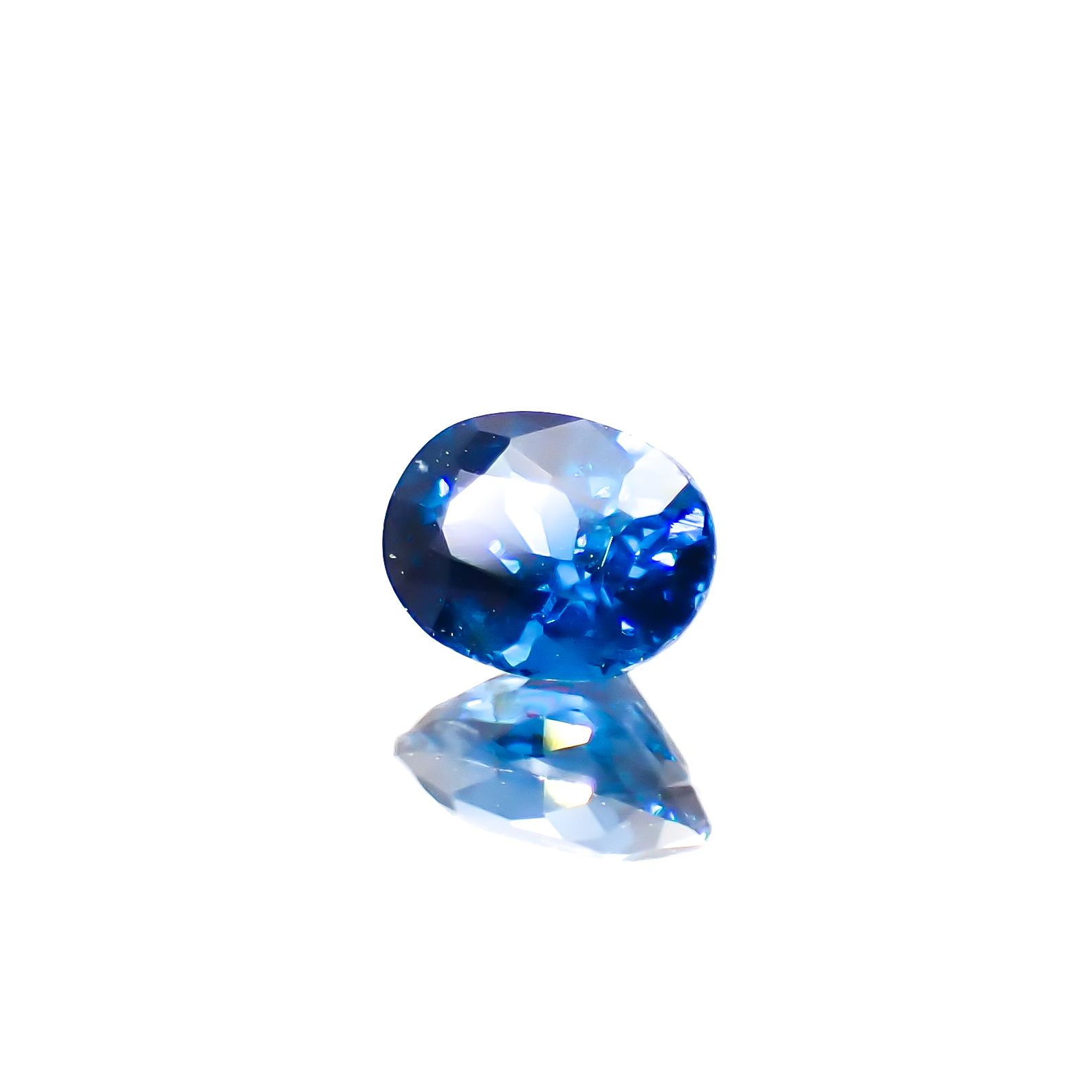コバルトブルースピネル(宝石名ブルー・スピネル)タンザニア産 0.351ct ソ付(日独)[241229667]4.68x3.6mm前後