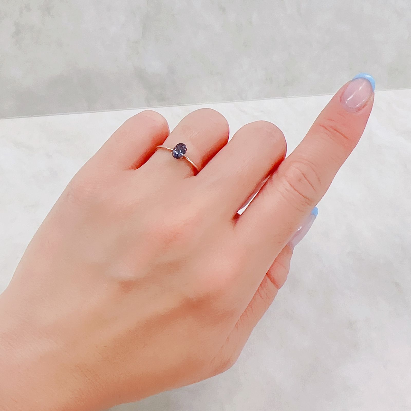 カラーチェンジガーネット アレキタイプ マダガスカル・ベキリー産 0.45ct[230522172]5.8x3.9mm前後