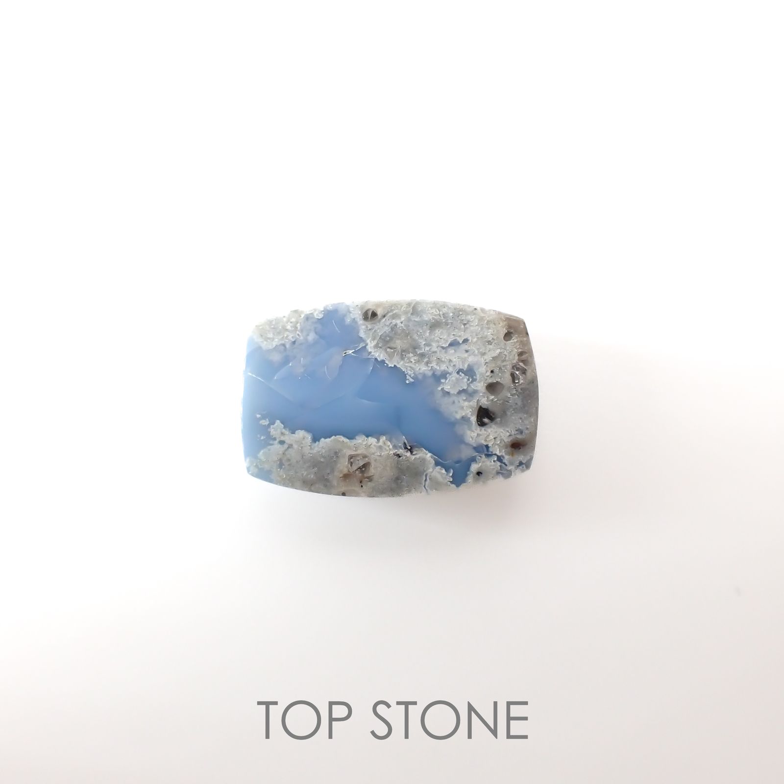 マトリックスブルーオパール アメリカ・オレゴン州産 3.68ct[220917819]13.6x8.9mm前後