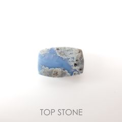 マトリックスブルーオパール アメリカ・オレゴン州産 3.68ct[220917819]13.6x8.9mm前後