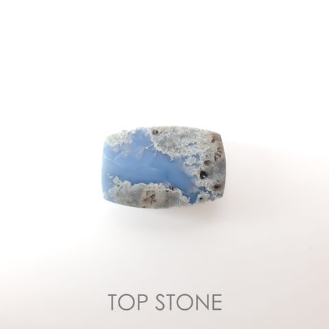 マトリックスブルーオパール アメリカ・オレゴン州産 3.68ct[220917819]13.6x8.9mm前後