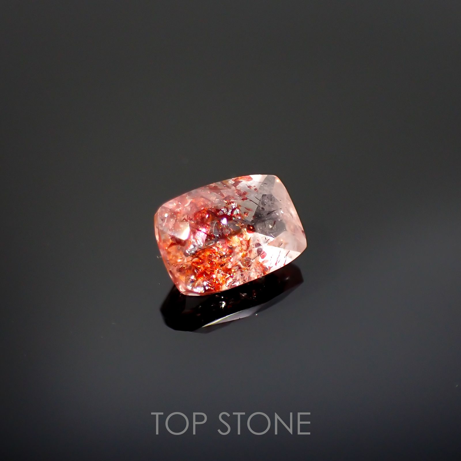 ファイヤークォーツ ナイジェリア産 1.01ct[220114767]7.3x5.1mm前後