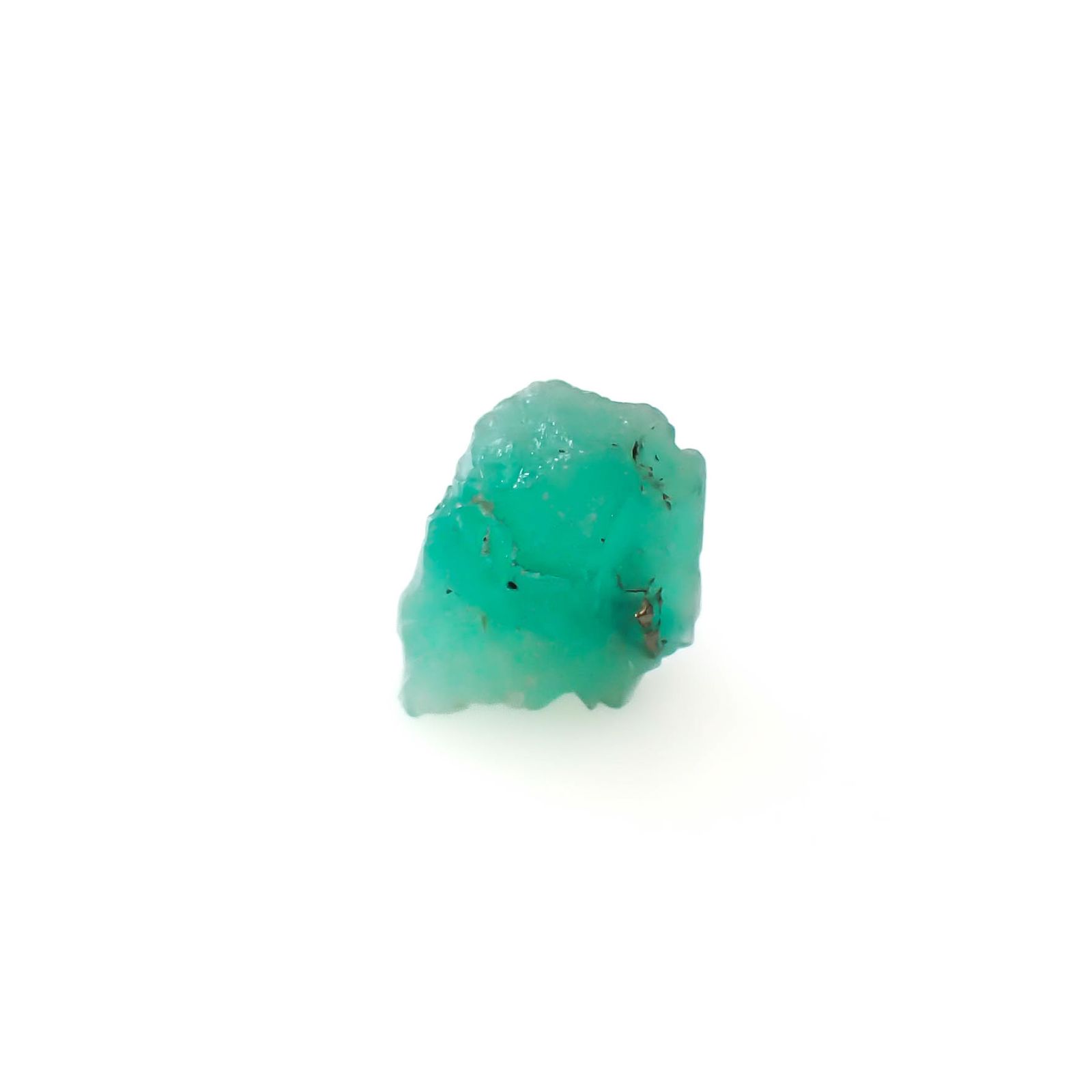 エメラルド原石 コロンビア産 3.95ct [250430180]9.2x9.6mm前後
