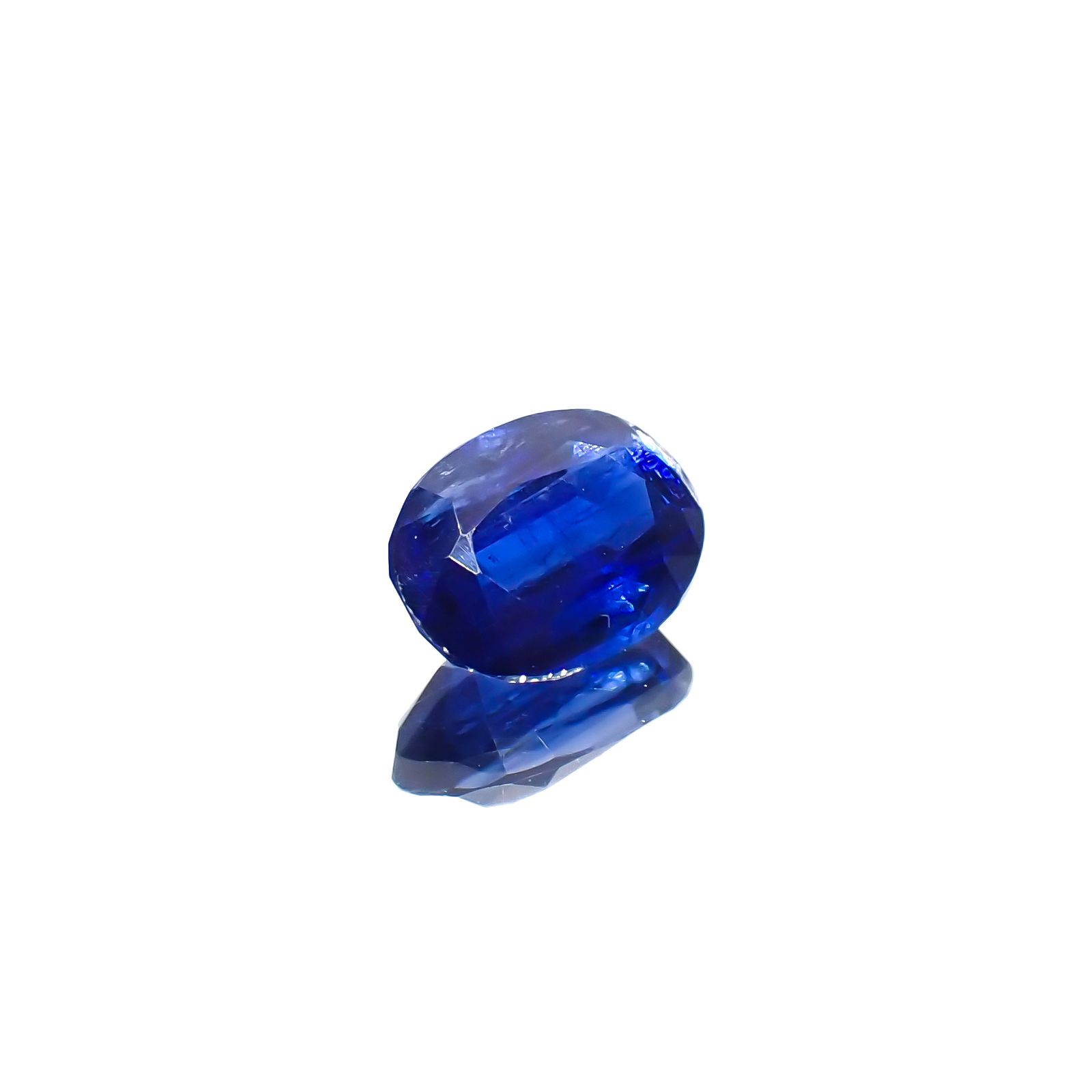 カイヤナイト(宝石名カイヤナイト)ネパール産 1.70ct 識別済[231124254]8.2x6.3mm前後