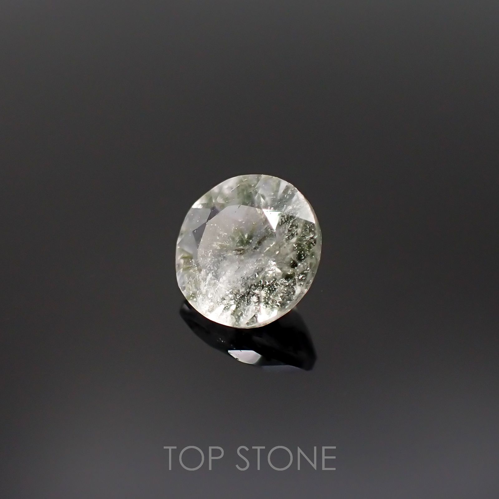 ヘデンベルジャイトインクォーツ インドネシア産 1.03ct[220917821]6.8x6.8mm前後