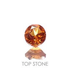オレンジロードクロサイト 南アフリカ産 0.12ct[230321023]2.7x2.7mm前後
