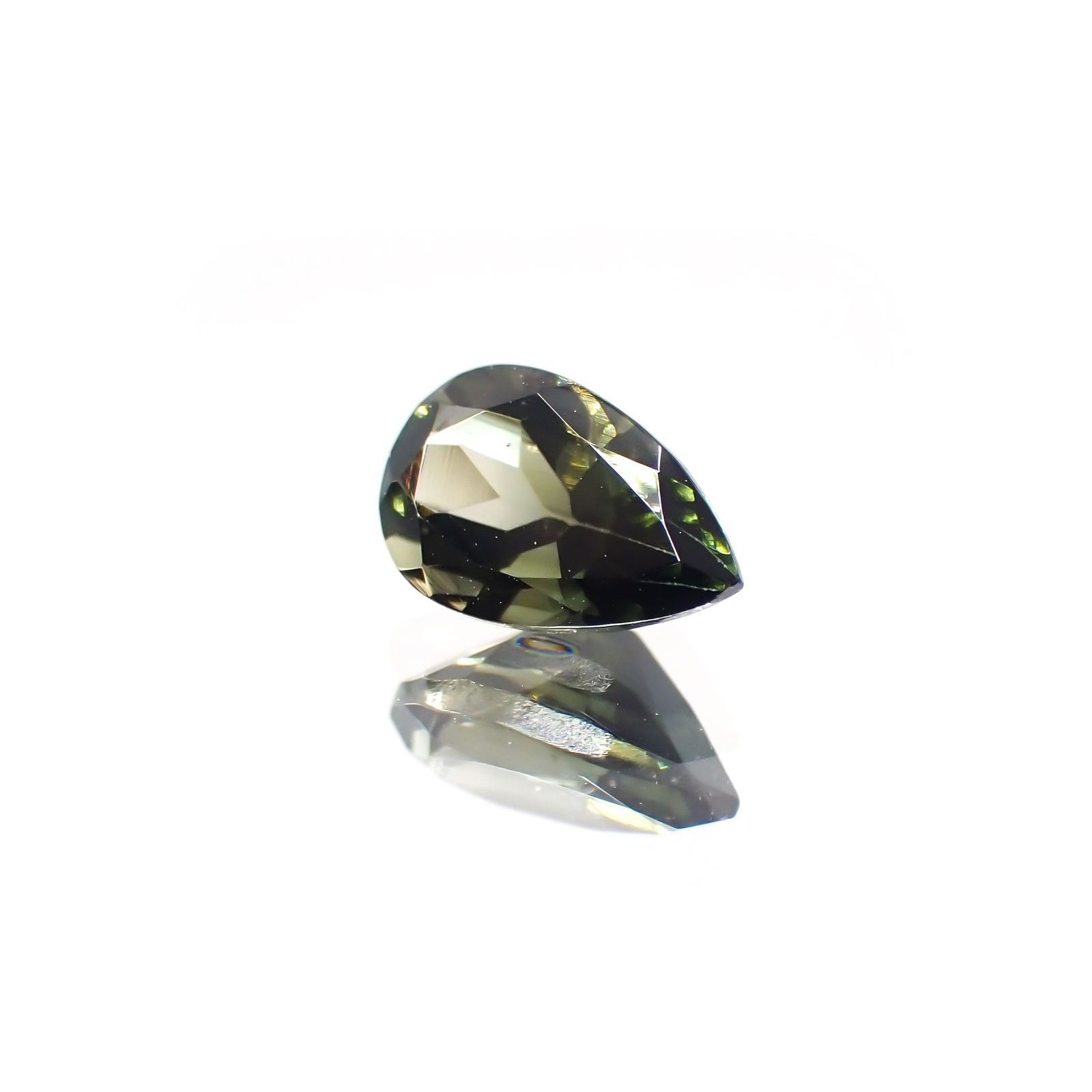 パーティカラートルマリン(宝石名パーティカラード・トルマリン) ブラジル/アフリカ産 0.95ct 識別済[211013568]8×5.1mm前後