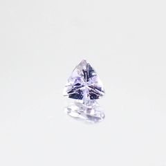 ラベンダーゾイサイト(宝石名ゾイサイト)タンザニア産 0.47ct 識別済[230622411]4.8x5.2mm前後