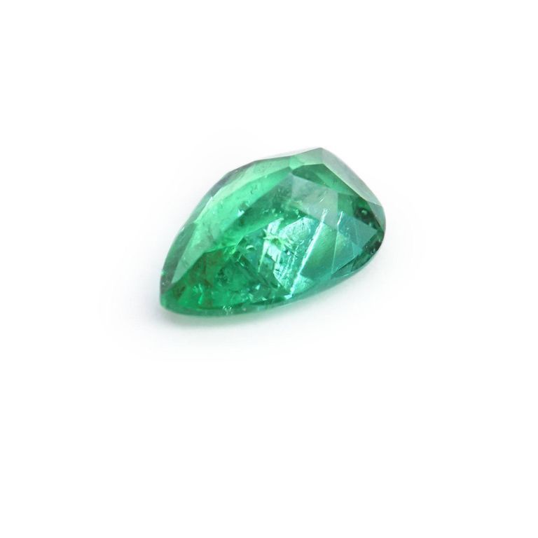 パライバトルマリン(宝石名トルマリン/別名パライバ・トルマリン) ブラジル産 0.365ct ソ付(宝貴協)[1911754]5.7×3.8mm前後