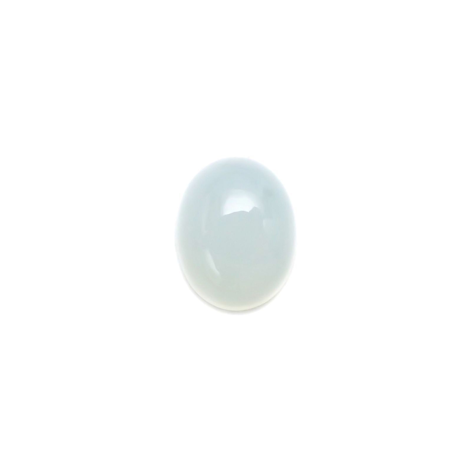ブルーオパール(宝石名コモンオパール) ペルー産 識別済 1.51ct / 9x7.1mm前後 [21039192]