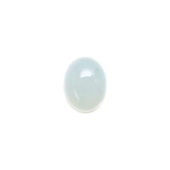 ブルーオパール(宝石名コモンオパール) ペルー産 識別済 1.51ct / 9x7.1mm前後 [21039192]