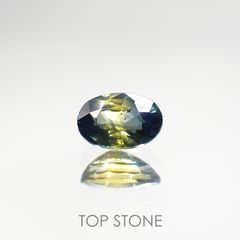 バイカラーサファイア(宝石名バイカラー・サファイア) タンザニア産 0.62ct 識別済[210711562]6×3.9mm前後
