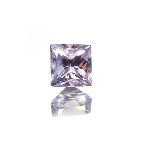 ◇プリンセスカット◇ラベンダーサファイア(宝石名サファイア)東アフリカ産 0.20ct 識別済[250817373]3.1x3mm前後